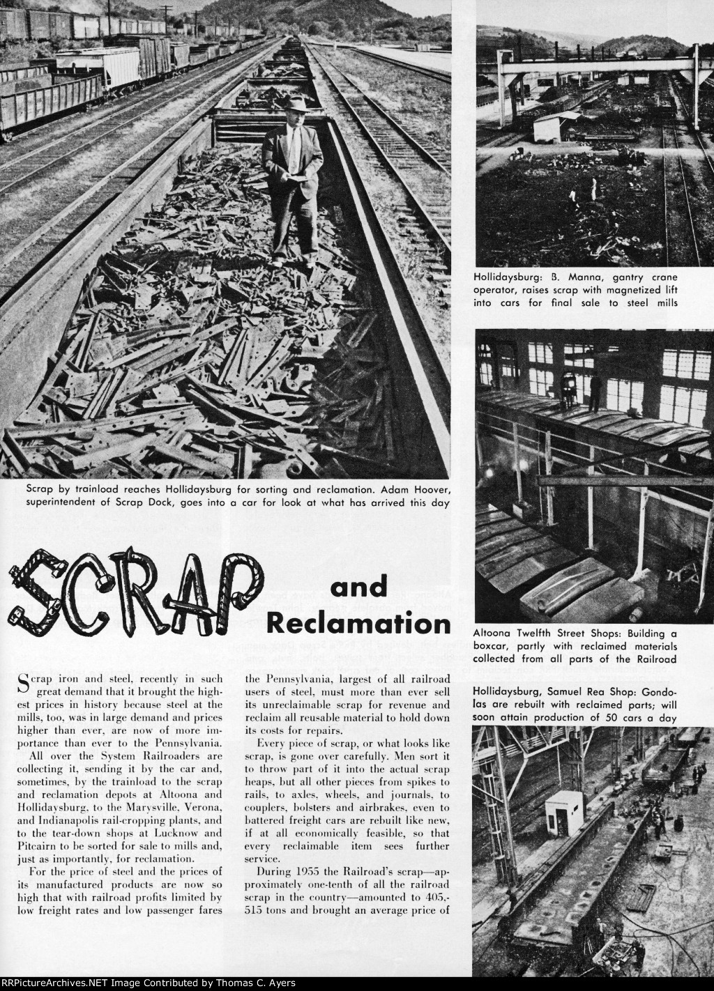 PRR "Scrap And Reclamation," Page 11, 1957